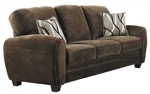 Rubin Sofa in Chocolate by Home Elegance - HEL-9734CH-3