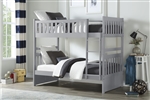 Orion Twin/Twin Bunk Bed in Gray Finish by Home Elegance - HEL-B2063-1