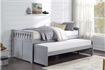 Orion Twin/Twin Bed in Gray Finish by Home Elegance - HEL-B2063RT-1
