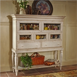 Wilshire Sideboard Cabinet in Antique White Finish by Hillsdale Furniture - 4508-855
