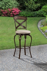 Kinsley (Indoor/Outdoor) Swivel Bar Stool by Hillsdale - HIL-6312-830