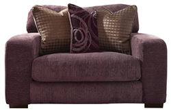 Serena Oversized Chair in Plum Chenille by Jackson Furniture - 3276-01-P