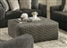 Midwood Cocktail Ottoman in Smoke Fabric by Jackson Furniture - 3291-12-S