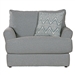 Howell Oversized Chair in Seafoam Fabric by Jackson Furniture - 3482-01-S