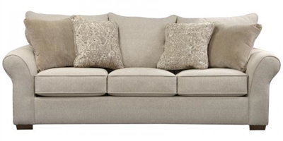 Maddox Queen Sleeper Sofa in Stone Fabric by Jackson Furniture - 4152-04-S