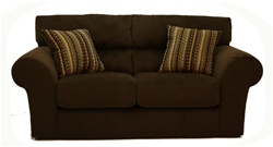 Mesa Loveseat in "Chocolate" Fabric by Jackson Furniture - 4366-02