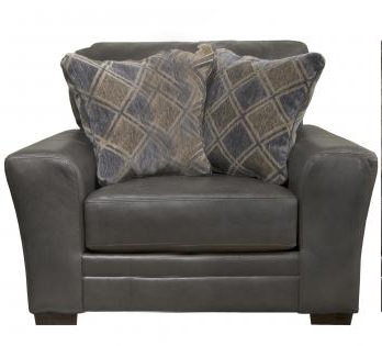 Denali Chair in Steel Leather by Jackson Furniture - 4378-01-S