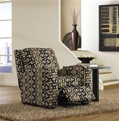 Halle Accent Reclining Chair in Sahara Pattern Doe Natural by Jackson - 4381-11-D
