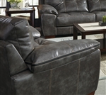 Hudson Oversized Chair in Steel Fabric by Jackson Furniture - 4396-01-S