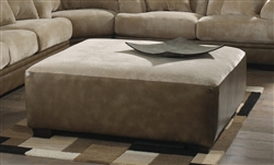 Barkley Cocktail Ottoman in Toast Fabric by Jackson Furniture - 4442-28-T