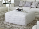 Zeller Cocktail Ottoman in Cream Fabric by Jackson Furniture - 4470-12