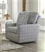 Newberg Swivel Chair in Platinum Fabric by Jackson Furniture - 741-21-P