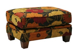 Hartwell Accent Ottoman in Pattern Fabric by Jackson - 798-10