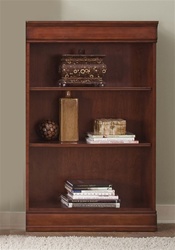 Louis Jr Executive 48-Inch Bookcase in Deep Cherry Finish by Liberty Furniture - 101-HO3048