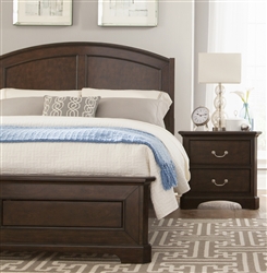 Avington Panel Bed in Dark Cognac Finish by Liberty Furniture - 172-BR-Bed
