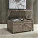Parkland Falls Storage Trunk Cocktail Table in Weathered Taupe Finish by Liberty Furniture - 172-OT1013