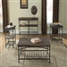 Franklin Cocktail Table in Rustic Brown Finish by Liberty Furniture - 202-OT