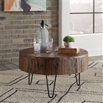 Canyon Accent Cocktail Table in Railroad Brown Finish by Liberty Furniture - LIB-2073-AT1010