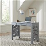 Trellis Lane Accent Writing Desk in Weathered Gray Finish by Liberty Furniture - LIB-2094G-AC3000