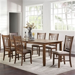 Santa Rosa II Rectangular Leg Table 5 Piece Dining Set in Antique Honey Finish by Liberty Furniture - 227-CD-5RLS