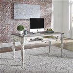 Magnolia Manor Writing Desk in Antique White Finish by Liberty Furniture - 244-HO107