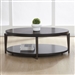 Penton Oval Cocktail Table in Espresso Stone Finish by Liberty Furniture - 268-OT