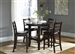 Hampton Counter Height Pub Table 5 Piece Dining Set in Russet Finish by Liberty Furniture - 32-CD-5PUB