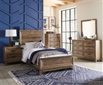 Ridgecrest Panel Bed 4 Piece Youth Bedroom Set in Cobblestone Finish by Liberty Furniture - 384-BR-TPB