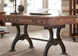 Arlington House Writing Desk in Cobblestone Brown Finish by Liberty Furniture - 411-HO107