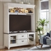 Allyson Park 72 Inch 2 Piece Entertainment Center in Wirebrushed White Finish by Liberty Furniture - 417-ENT-ENC