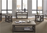 Heatherbrook Coffee Table in Charcoal and Ash Finish by Liberty Furniture - 422-OT
