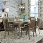 Sun Valley 72 Inch Rectangular Leg Table 7 Piece Dining Set in Sandstone Finish by Liberty Furniture - 439-DR-O7RLS