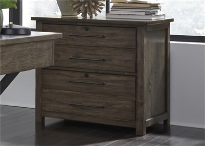 Sonoma Road Lateral File in Weather Beaten Bark Finish by Liberty Furniture - 473-HO145