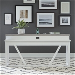 Palmetto Heights Console Bar Table in Two Tone Shell White and Driftwood Finish by Liberty Furniture - 499-OT7236