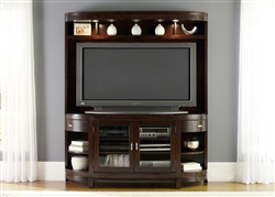 Avalon Entertainment in Dark Truffle Finish by Liberty Furniture - LIB-505-ENT