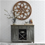 Lindsey Farm Server in Gray and Sandstone Finish by Liberty Furniture - 62-SR4836