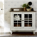 Whitney Server in Antique Linen and Weathered Gray Finish by Liberty Furniture - LIB-661W-SR4241