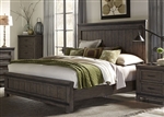 Thornwood Hills Panel Bed in Rock Beaten Gray Finish by Liberty Furniture - 759-BR-QPB