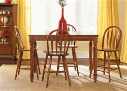 Low Country Gathering Counter Height Table 5 Piece Set in Suntan Bronze Finish by Liberty Furniture - 76-GT5454