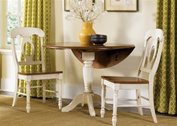 Low Country Napoleon Chair 3 Piece Dining Set in Linen Sand with Suntan Bronze Finish by Liberty Furniture - 79-C5500S-3