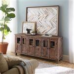 Ruston 70 Inch Accent Entertainment Console in Antique Clay Finish by Liberty Furniture - 831-TV70