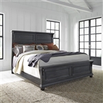 Harvest Home Panel Bed in Chalkboard Finish by Liberty Furniture - 879-BR-QPB