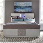 Mirage Storage Bed in Wirebrushed White Finish by Liberty Furniture - 946-BR-QSB