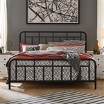 Harper Springs Metal Bed in Black Finish by Magnussen - MAG-B5321-57