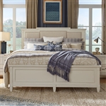 Willowbrook Upholstered Panel Bed in Egg Shell White Finish by Magnussen - MAG-B5324-55