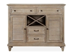 Lancaster Server in Dovetail Grey Finish by Magnussen - MAG-D4352-15