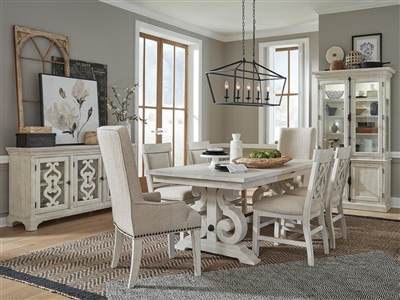 Bronwyn 7 Piece Dining Room Set with Host Side Chairs by Magnussen - MAG-D4436-20-66-63