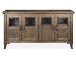 Roxbury Manor Four Door Buffet in Homestead Brown/Antique Bronze Finish by Magnussen - MAG-D5011-13