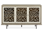 Lenox Server in Warm Silver/Acadia White Finish by Magnussen - MAG-D5490-15