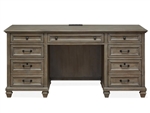 Lancaster Home Office Credenza in Dovetail Grey Finish by Magnussen - MAG-H4352-30